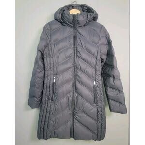 Michael Michael Kors Womens M Packable Down Fill Jacket Gray